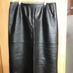 Venezia LaneBryant - Faux Black Leather Skirt